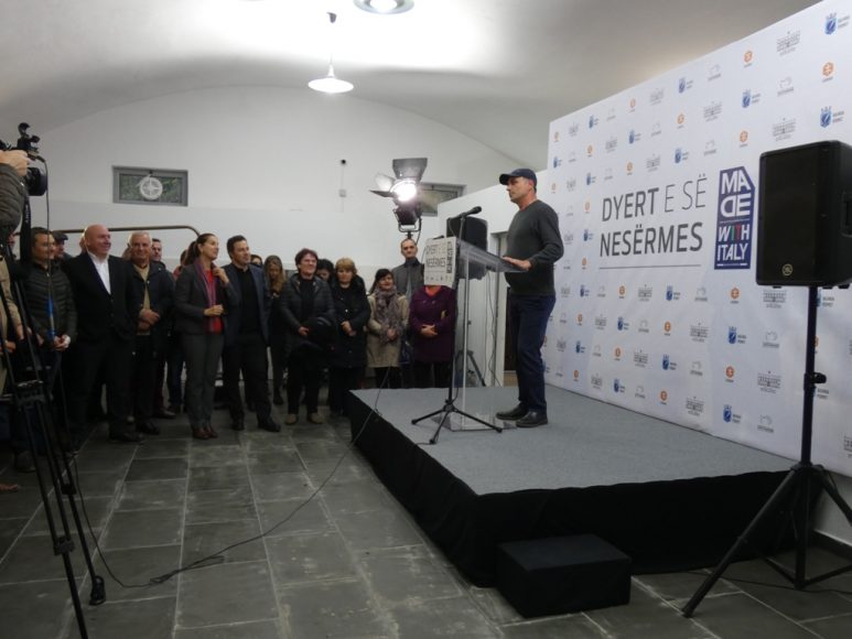 Inaugurazione del primo incubatore in Albania per la produzione di prodotti tipici. 